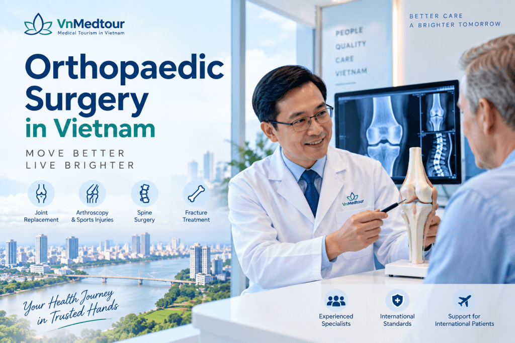 Orthopaedic surgery in Vietnam with modern treatment options for joint, spine, and fracture care