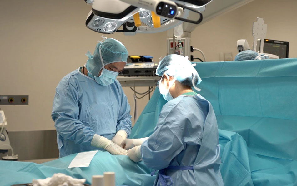 Breast Augmentation in Vietnam – Surgical Team in Operating Room
