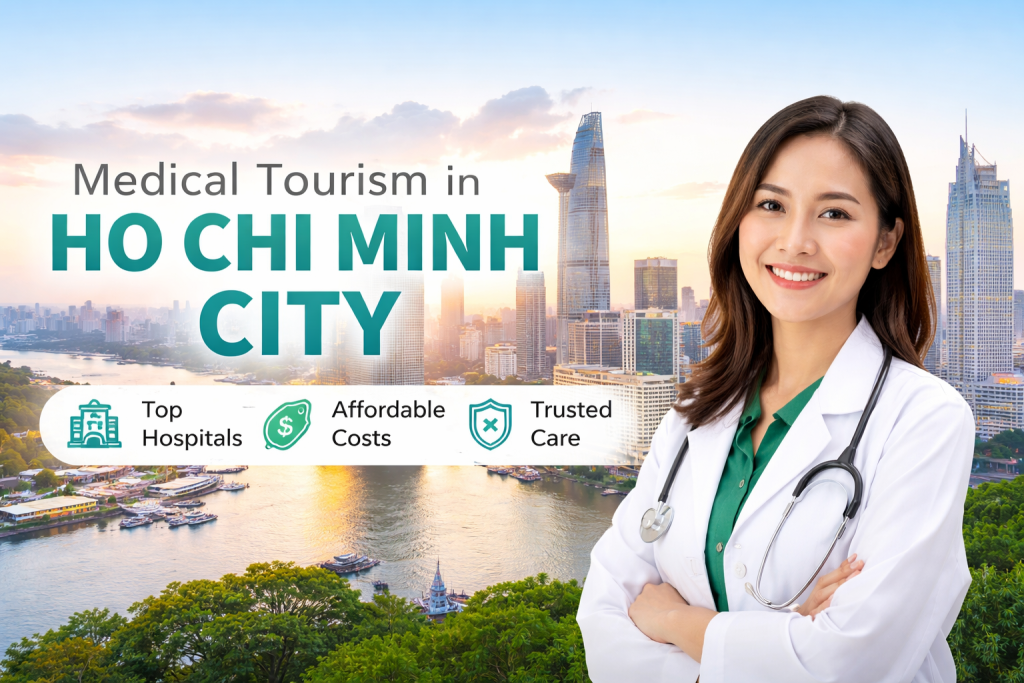 Medical tourism in Ho Chi Minh City with modern hospitals and professional healthcare services for international patients