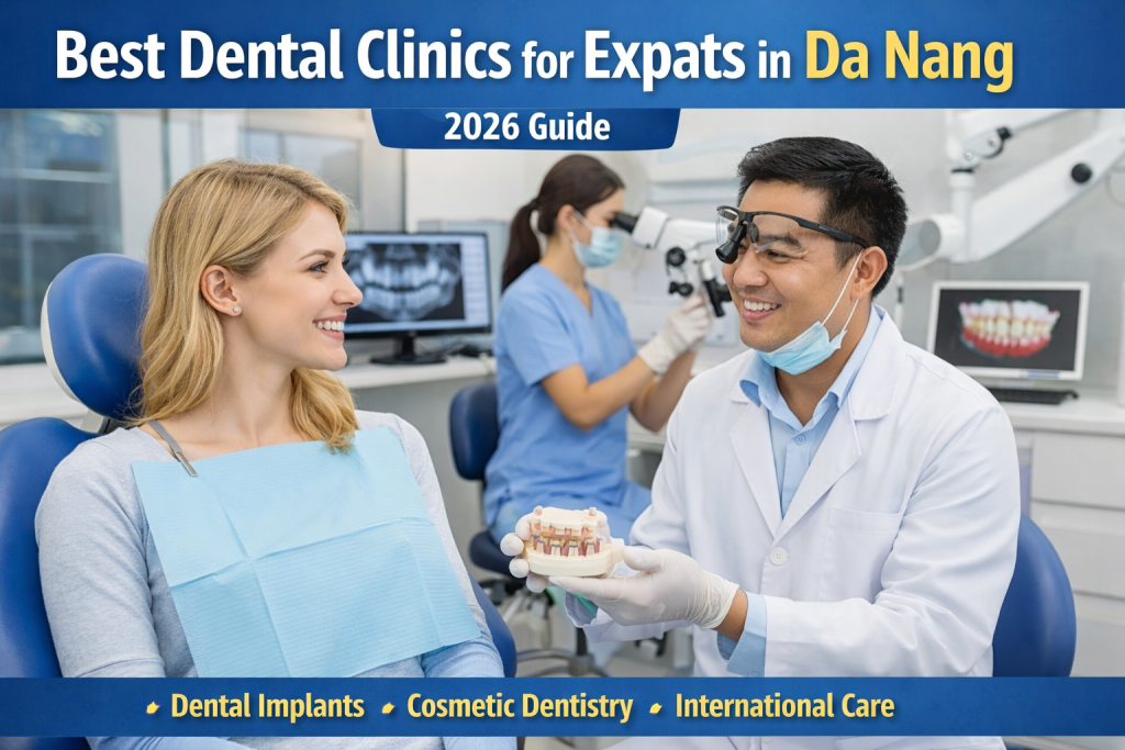 Best dental clinics for expats in Da Nang offering dental implants cosmetic dentistry and international dental care