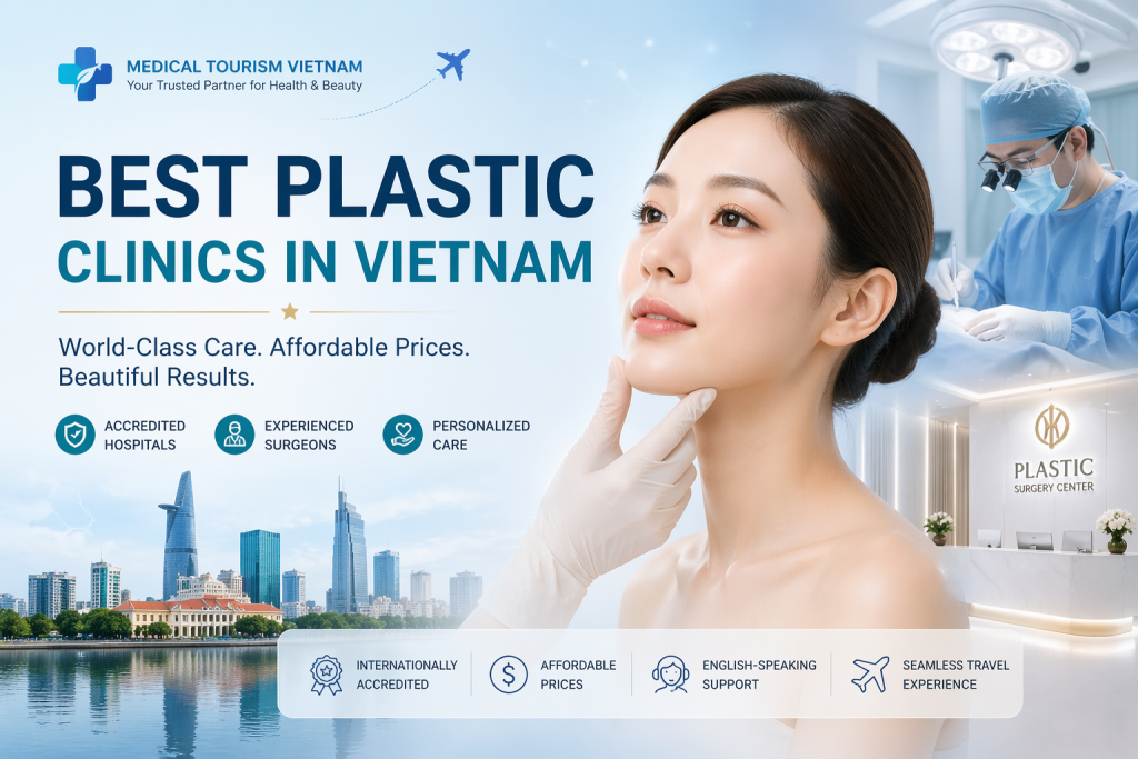 Best Plastic Clinics in Vietnam featuring modern hospitals, experienced surgeons, and affordable cosmetic surgery options for international patients