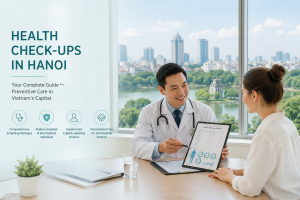 Health check-ups in Hanoi with doctor consultation and preventive screening report