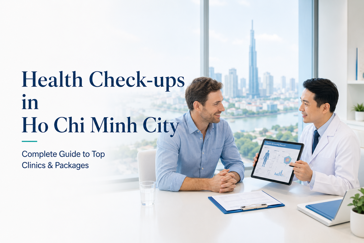 Health check-ups in Ho Chi Minh City with doctor consultation and preventive screening report