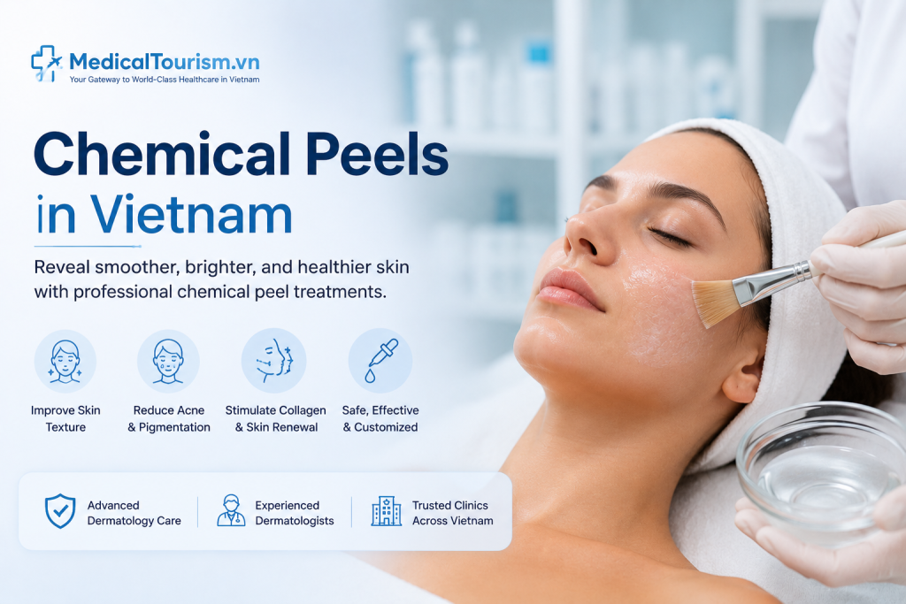 Chemical peels in Vietnam for acne, pigmentation and skin rejuvenation