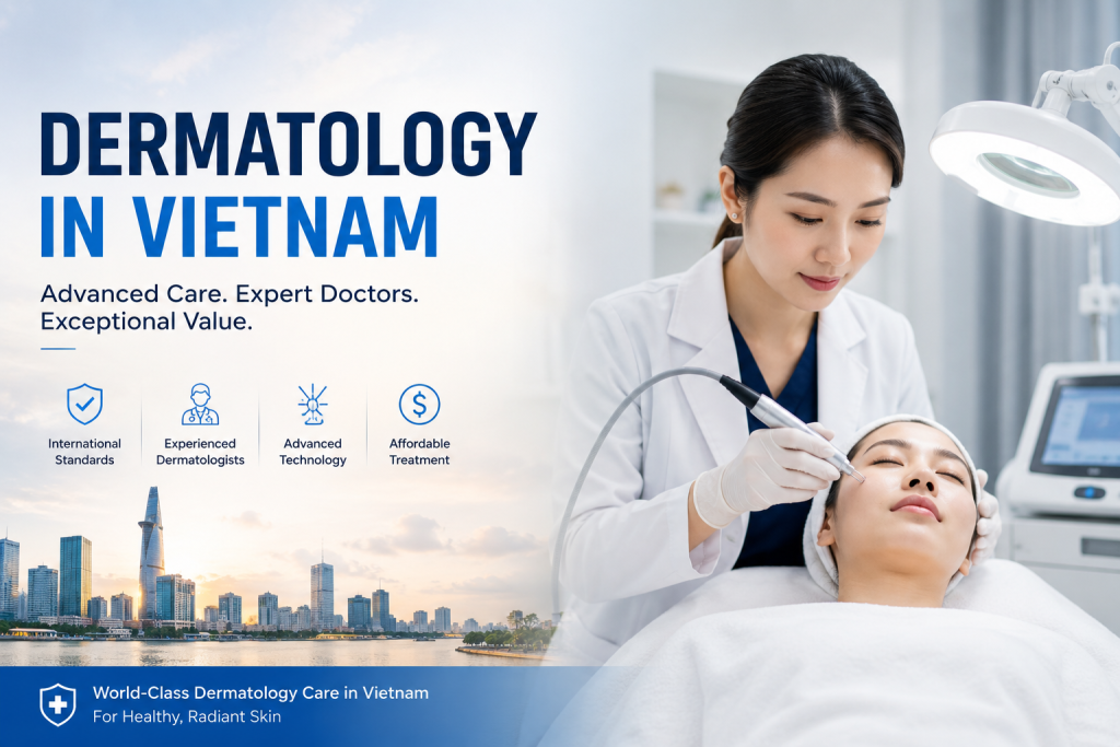 Dermatology in Vietnam – advanced skin treatments with experienced dermatologists