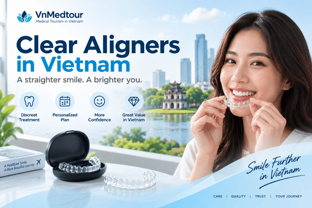 Clear aligners in Vietnam for international patients seeking discreet orthodontic treatment